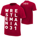 "WrestleMania 31 ""Eye Chart"" T-Shirt"