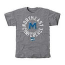 Mount St. Mary's Mountaineers Conference Stamp Tri-Blend T-Shirt - Ash