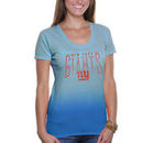 '47 Brand New York Giants Women's Dipped T-Shirt - Royal Blue