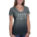'47 Brand New York Jets Women's Dipped T-Shirt - Charcoal