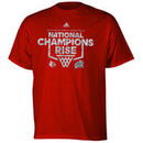 adidas Louisville Cardinals 2013 NCAA Men's Basketball National Champions Rise Up Camo T-Shirt - Red