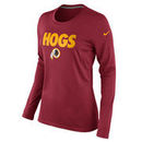 Nike Washington Redskins Women's Hogs Local Long Sleeve T-Shirt - Burgundy