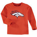 Denver Broncos Toddler Team Logo Long Sleeve T-Shirt - Orange