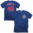 Jake Arrieta Chicago Cubs Majestic Threads Premium Tri-Blend Name & Number T-Shirt - Royal
