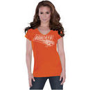 Touch by Alyssa Milano Charlotte Bobcats Women's Field Goal V-Neck T-Shirt - Orange