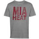 Junk Food Miami Heat Time-Out Tri-Blend T-Shirt - Ash