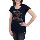 '47 Brand Chicago Bears Women's Big Time T-Shirt - Navy Blue
