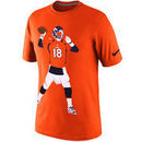 Peyton Manning Denver Broncos Nike Silhouette T-Shirt - Orange