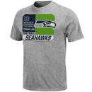 Majestic Seattle Seahawks Hall of Famer Gamer IV T-Shirt - Steel