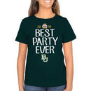 Baylor Bears 2014 Fiesta Bowl Bound Women's Best Party Ever T-Shirt - Green