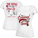adidas Louisville Cardinals Women's Final Four Road Map T-Shirt - White