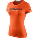 Denver Broncos Nike Women's Wordmark T-Shirt - Orange