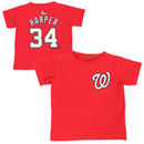 Bryce Harper Washington Nationals Majestic Infant Player Name and Number T-Shirt - Red