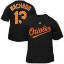 Manny Machado Baltimore Orioles Majestic Toddler Player Name and Number T-Shirt - Black