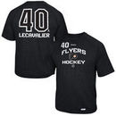Vincent Lecavalier Philadelphia Flyers Reebok No. 40 Locker Status Name & Number Speed Wick T-Shirt - Black