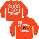 Claude Giroux Philadelphia Flyers Reebok Preschool Name & Number Center Ice Locker Status Long Sleeve T-Shirt - Orange