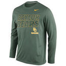 Baylor Bears Nike Legend Long Sleeve Performance T-Shirt - Green