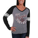 Texas A&M Aggies Franchise V-Neck Raglan Tri-Blend Long Sleeve T-Shirt - Gray