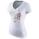 Texas Longhorns Nike Women's Smack Talk V-Neck T-Shirt - White