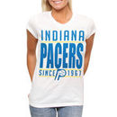 Indiana Pacers Womens Spring T-Shirt - White