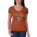 Texas Longhorns '47 Brand Women's Scrum V-Neck T-Shirt - Burnt Orange