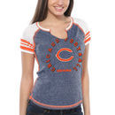 Chicago Bears Majestic Women's More Than Enough V-Neck T-Shirt - Navy Blue