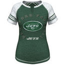 New York Jets Majestic Women's More Than Enough V-Neck T-Shirt - Green