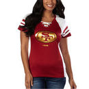 San Francisco 49ers Majestic Women's Draft Me VII T-Shirt - Scarlet