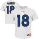 Peyton Manning Denver Broncos Majestic Eligible Receiver II Name & Number T-Shirt - White