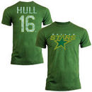 Brett Hull Dallas Stars Old Time Hockey Name & Number T-Shirt - Kelly Green