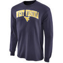 West Virginia Mountaineers Youth Midsize Long Sleeve T-Shirt - Navy Blue