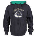 Vancouver Canucks Old Time Hockey Conway Full Zip Hoodie - Navy Blue