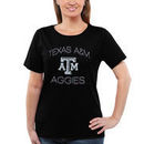 Texas A&M Aggies Women's Fade To Victory T-Shirt - Black