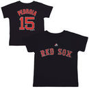 Dustin Pedroia Boston Red Sox Majestic Toddler Player Name and Number T-Shirt - Navy