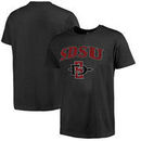 San Diego State Aztecs Big Arch N' Logo Ring Spun T-Shirt - Heathered Black