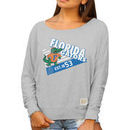 Florida Gators Original Retro Brand Women's Relaxed Boatneck Dolman Long Sleeve T-Shirt - Gray