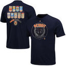 Detroit Tigers Majestic Cooperstown League Domination T-Shirt - Navy Blue