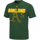 Oakland Athletics Majestic Sharp As A Tack T-Shirt - Green