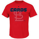 St. Louis Cardinals Majestic Sharp As A Tack T-Shirt - Red