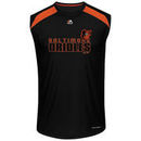 Baltimore Orioles Majestic Quick Pitch Sleeveless T-Shirt - Black