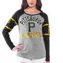 Pittsburgh Pirates Women's Baserunner Long Sleeve T-Shirt - Gray
