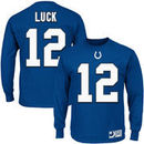 Andrew Luck Indianapolis Colts Eligible Receiver II Name and Number Long Sleeve T-Shirt - Royal