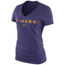 LSU Tigers Nike Women's Arch Mid V-Neck T-Shirt - Purple