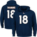 Peyton Manning Denver Broncos Majestic Eligible Receiver II Name & Number Hoodie - Navy