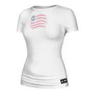 New England Revolution adidas Women's Shine T-Shirt - White