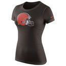 Nike Cleveland Browns Women's Brown Logo Crew 2 T-Shirt