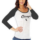 Chicago White Sox Women's Multi Count 3/4-Raglan Sleeve T-Shirt - White/Black