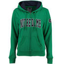 Notre Dame Fighting Irish Stadium Athletic Women's Arched Name Full-Zip Hoodie - Kelly Green