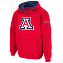 Arizona Wildcats Stadium Athletic Youth Big Logo Pullover Hoodie - Cardinal