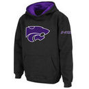 Kansas State Wildcats Stadium Athletic Youth Big Logo Pullover Hoodie - Black
